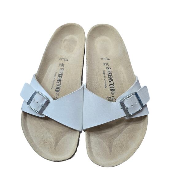 Birkenstock Madrid sandals, in white. Women's Size 9 - 40 EU - Picture 1 of 8